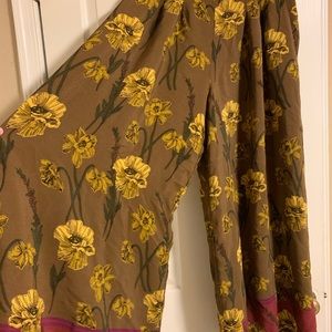 Mave by Anthropologie high waisted floral pants 14